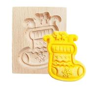 Pour Biscuits De Cuisine,Bois Père Noël Bonhomme De Neige Ustensiles De Cuisine | ni Biscuits De Noël Sculptés | Pour Gâteau Pâtisserie Fête Maison Cuisine Adultes Enfants Débutants