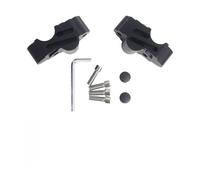 pour Black pour Flag 500 1 Set Vintage Modified Booster Spigot Rising Reised Handlebar Reased Seat Aluminum Alloy Suitable Rehausse Guidon Moto