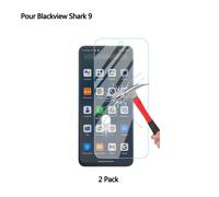 Pour Blackview Shark 9 (6.67"") Dureté 9H sans Bulle Anti Rayures Installation Facile Transparent Verre Trempé 2pack