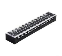 pour bloc Bornes 12 Voies 600V pour cuivre Plastique ABS pour | Matériau polycarbonate, contacts pour cuivre, pour robuste, résistant chaleur, montage fixe