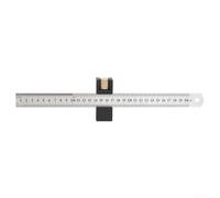 pour bloc de Positionnement Règle Acier 75mm L-Forme pour bloc | Angles et longueurs ajustables, échelle claire, fonction verrouillage anti-mouvement(b)