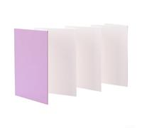 pour bloc Dessin Pliable 19x13cm pour papier pour coton 300g Brut(Purple) | Format 19x13cm, pliage accordéon, toile continue, sketches panoramiques, détails précis