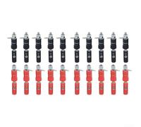 pour bloc Terminal 4mm Alliage Métal Nylon PA Isolant pour | de serrage intégrée, fil 2-5mm, pas de soudure, pour code couleur , home cinéma