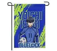 Pour Blue Lo-ck Drapeau de jardin, Drapeau de jardin personnalisé nom maison cour, Ornement extérieur pour habitation, décoratif(A4,35 * 40cm)