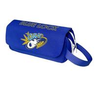 pour Blue Lo-CK Trousse Garcon, Sac de Rangement portatif, Grande Capacité Double Fermeture éclair Trousse de Maquillage, Trousse(A5)