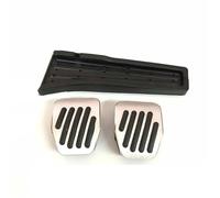 Pour BMW 1 2 3 4 5 6 7-série X1 X3 X4 X5 X6 E71 E72 F15 F16 E46 E60 E92 E93 F30 F31 F32 Protection de pédale de frein de voiture couvre-pieds pédale Voiture Anti-dérapant(MT Silver Thin)