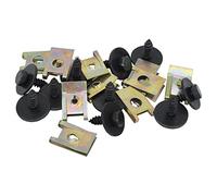 Pour BMW 1 3 5 6 7 8 E84 E92 E90 F10 R50 Métal Écrou/rondelles À Vis Pince En Forme De U Garde-boue Pare-chocs Vis À Tête Croisée 40 Pièces Car Avant Arrière Bavettes