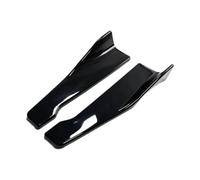 pour BMW 2 Pièces Universel Voiture Avant Arrière Bande Pare Chocs Lèvre Spoiler Diffuseur Séparateur Protecteur 48cm Longueur Accessoires Spoiler(Style1)