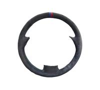 pour BMW 523 530 pour 523li 525 pour 520li 535 pour 545i pour E60 Accessoires Intérieurs De Voiture De Suede PU Couverture De Volant De Voiture(Red Thread)