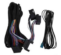 Pour BMW E46 E38 E39 E53 modèles années 1998-2007 pour radio Android Câble d'extension 17 + 40 broches Unité principale vers faisceau de câblage d'antenne Noir 600 cm Matériau ABS robuste facile à