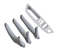 Pour BMW E70 E71 X5 X6 2007-2014 Couvercle Décoratif Traction Plaque Poignée Intérieure LHD Siège Conducteur Voiture Poignée Intérieure Porte Avant Gauche(LHD-Gray-4pcs)