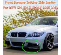 Pour BMW E90 E91 M Sport pré-LCI 2005-2012 pare-chocs avant Canard séparateur diffuseur protecteur couverture garde 320i 330i 316i 318i 335i Carbon Look 09-12 B