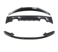 pour BMW F22 Lèvre De Séparateur Avant + Diffuseur Arrière Et Becquet Aspect Carbone Spoiler Pare-Choc Avant