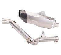 Pour BMW F750GS F850GS 2018-2020 Moto Échappement Liaison Intermédiaire Tuyau Tube De Raccordement Arrière Embout Silencieux 540 Mm Slip-On Modifié tuyau déchappement moto(1)