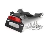 pour BMW F900R F900XR 2020 2021 2022 2023 2024 Support Plaque D’immatriculation Moto Support Arrière Arrière Aile Bien Rangée Kit Éliminateur Support de Plaque(Red)