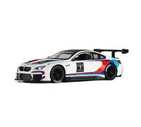 pour BMW M6 GT3 M8 1 24 Simulation en Alliage Moulé sous Pression Modèle Voiture De Course Jouets Enfants Collectionner Voiture Miniature De Collection(White)