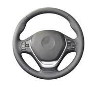 pour BMW pour 2 Series F22 F23 F45 F46 pour 4 Series F32 F33 F36 428i 430i 435i Couverture Volant Voiture Housse Volant Voiture(White Thread)