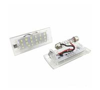 Pour BMW Pour E53 Pour X5 1999-2003 Pour E83 Pour X3 03-10 Voiture Clignotant Blanc CANbus LED Numéro Lampe Plaque D'immatriculation 18 SMD 3528 Lampe Lumière Plaque D'immatriculation(Pair)
