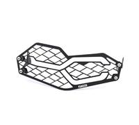 pour BMW pour F750GS pour F850GS pour F850 GS pour Adventure 2019-2023 Moto Phare Garde Grille Couverture Protecteur Grille Noir Transparent Phare Carénage Moto(A)