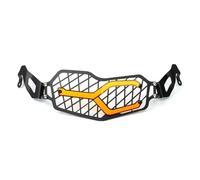 pour BMW pour F850GS pour F 850 GS 2018-2021 Protecteur De Phare Garde Moto Phare Gril Couverture Après-Vente en Acier Inoxydable Phare Carénage Moto(Orange)