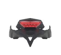 pour BMW pour F900R 2020 Support De Plaque D'immatriculation Arrière Moto Queue Courte Contre-Pointe Lumière LED Intégrée Porte Plaque Moto(Red)