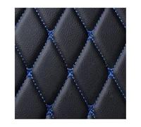 Pour BMW Pour Ix 2022 2023 Tapis De Coffre En Cuir PU Personnalisé Et Imperméable Tapis de coffre de voiture(Black Blue)