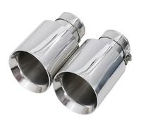 Pour BMW Pour Mazda Pour VW Pour Benz Embout Silencieux D'échappement Universel Biseauté Acier Inoxydable 1 Pièce(54MM IN 114MM OUT)