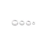 Pour BMW Pour Mini Pour F55 Pour F56 Pour F54 F60 Climatisation Bouton Contrôle Volume Audio Cercle Décoration Garniture Anneau Couverture 4 Pièces Garniture Console Latérale Voiture(Silver)