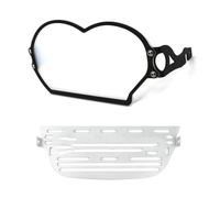 Pour BMW Pour R 1200 Pour GS Pour R1200GS 2007-2012 Moto Phare Garde Radiateur Couvercle Refroidisseur Gril Lentille Protecteur Phare Grille Protection(Silver)