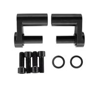 Pour BMW Pour R1200RT Pour R1250RT 2014-2020 Moto Aérospatiale Qualité Réglable Riser Outil Guidon Déplacer Rallonge Supports Pince Pontets Guidon Moto(Black)