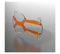 Pour BMW pour R1250GS pour Adventure pour Rallye R1250 GS 2021 2022 2023 moto phare garde gril couvercle de lampe abat-jour de phare de moto(Orange)