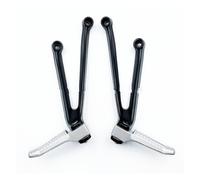 Pour BMW Pour S1000RR 2009-2022 Moto Passager Arrière Repose-pieds Kit Support Pédale(2009-2017 Silver 1)