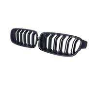 Pour BMW Pour Série 3 F30 F31 F35 320i 325i 328 Accessoires De Gril De Course Gril Avant Automatique Piano Calandre Double Ligne 2012-2019 Calandre Avant Voiture(Noir brillant)