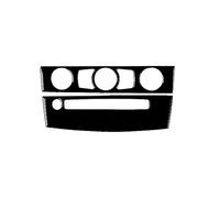 Pour BMW Pour Série 5 E60 2004-2010 Piano Noir Climatisation Radio CD Panneau Commande Garniture Couverture Autocollant Intérieur Voiture Moto Levier Embrayage Frein(A)