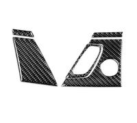 Pour BMW Pour X5 E70 Pour X6 E71 Cache-bouton Démarrage/arrêt Moteur En Fibre Carbone Véritable Autocollants Intérieur Accessoires Auto(LHD)