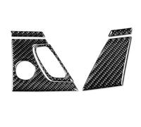 Pour BMW Pour X5 E70 Pour X6 E71 Cache-bouton Démarrage/arrêt Moteur En Fibre Carbone Véritable Autocollants Intérieur Accessoires Auto(RHD)