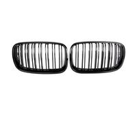 Pour BMW Pour X5 E70 Pour X6 E71 M Pour X6 Pour Hybride 2007-2013 Grilles Noires Grilles Avant À Double Ligne Grille De Calandre Avant