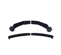 pour BMW pour X5 G05 Sport LCI 30d 40i 50e M60i 2023-2024 Kits Carrosserie MP Style 4 Pièces Séparateur Pare-Chocs Avant Becquet Protecteur Canard Voiture Front Spoilers Lip(Gloss Black)