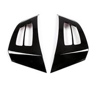 Pour BMW Pour X5 Pour X 5 Pour E70 2008-2011 2012 2013 ABS Voiture Fiber Carbone Intérieur Volant Bouton Commutation Cadre Couverture Autocollant Voiture Console Centrale(Style C)
