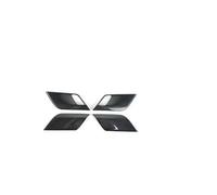 Pour BMW Pour X5 Pour X6 Pour F15 Pour F16 2015 2016 2017 2018 Intérieur Sécurité Porte Bouton De Verrouillage Panneau Cadre Décoration Poignée Garniture Console Latérale Voiture(Carbon Fiber Black)