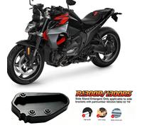 Pour BMW R 1300 R R 1300 RS R1300R R1300RS Plaque d'extension de béquille latérale, support d'agrandissement de béquille, pièce de remplacement N° 46535A73B92 02 TW black