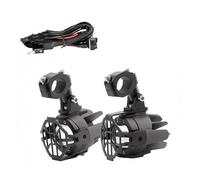 Pour BMW R1200GS F800GS Pour ADV Pour MT07 Pour MT09 CRF1000L Pour L'afrique Pour Moto Double LED Lampe Auxiliaire Antibrouillard Avec Spot Lumineux Moto Feux(1set light)