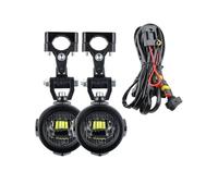 Pour BMW R1200GS K1600 R1200G F800GS F700GS F650GS 40W Phares De Moto 6500K LED Lampe Conduite Antibrouillard Auxiliaire Moto De Phare De Travail(Light Wire)