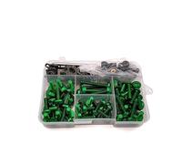 pour BMW S1000R S1000 pour Benelli BE300 BE600 TNT/BE 300 600 Kit De Fixations Carrosserie Clips Écrous Vis Boulons Boulons Carénage(Green)