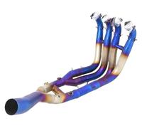 Pour BMW S1000RR 2019-2023 S1000R 2021-2023 - Moto Complète Échappement Système Collecteur Branchement Avant Tube Silencieux bouclier thermique moto(Type E)