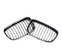 Pour BMW Série 1 F20 F21 118i 120i Pré-lifting 2011-2014 Chrome Carbone Performance Rein Pare-chocs Avant Grille ABS Grille Calandre Grille Double Latte