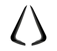 pour BMW Série 3 E90 E91 Sport 2005-2012 Paire Pare-Chocs Avant Becquet Antibrouillard Couvercle Gril Couteau À Air Séparateur Lame de Pare-Chocs Avant(Gloss Black 09-12)