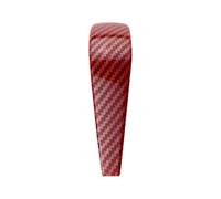 pour BMW Série 3 E90 E92 E93 E84 2006-2012 Autocollant Garniture Pommeau Levier Vitesse en Fibre Carbone ABS Garniture intérieure(Rouge)