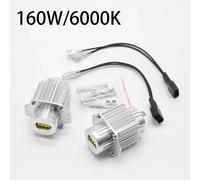 Pour BMW série 3 E91 E90 pré LCI phare au xénon 2004 ~ 2008 328i 325xi 335xi 2007 2006 6000K feux de position LED ampoule yeux d'ange 2 pièces 6000K blanc