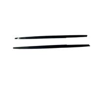 pour BMW Série 5 E60 E61 pour M5 2004-2010 Aspect Fiber De Carbone PP Noir Brillant Jupes Latérales Extensions Lèvre Pare-Chocs Jupe latérale de Style carrosserie